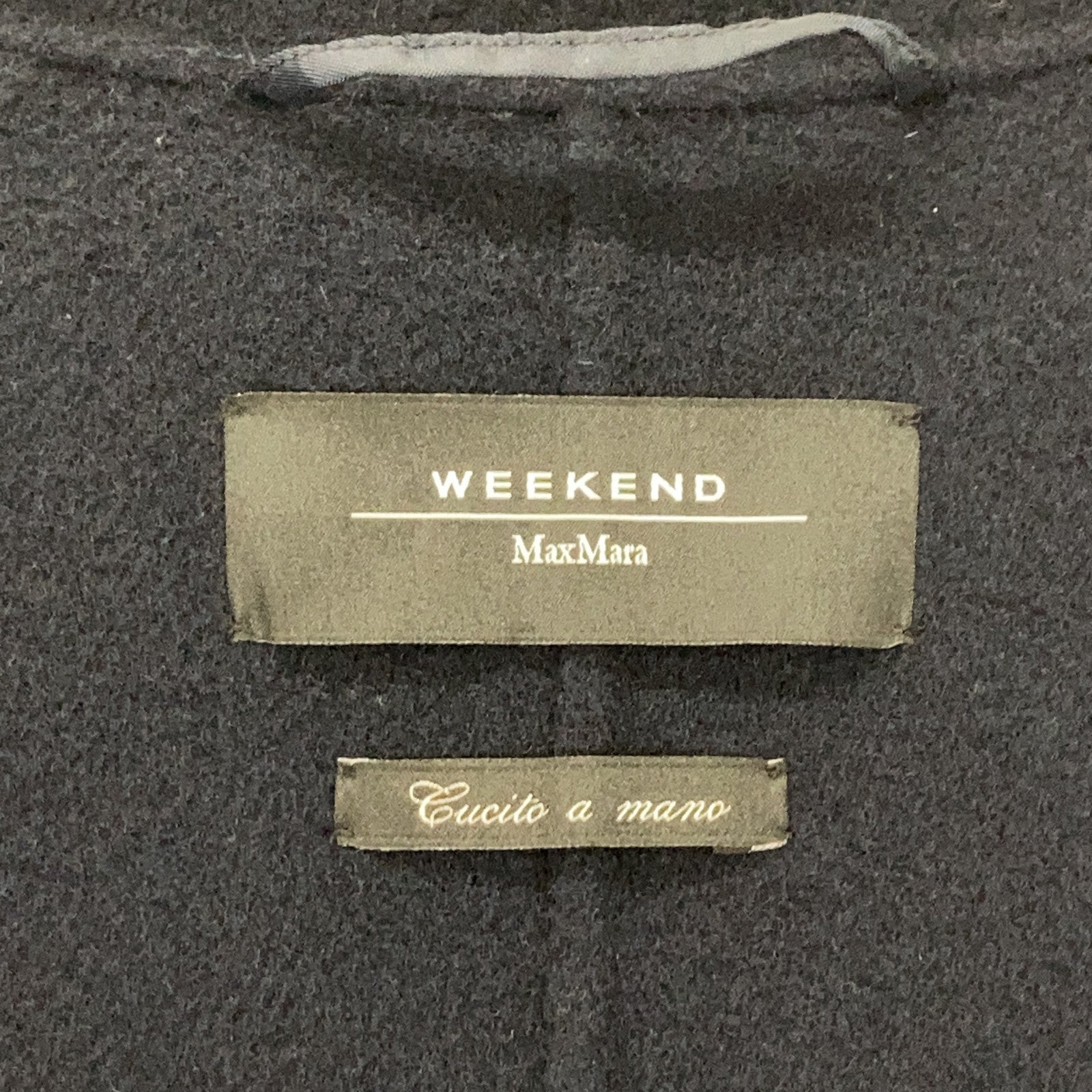 Max Mara WEEKEND Max Mara Weekend 24250160216 Cuciot Amarno 羊毛 超长款风衣 海军蓝 大衣 38