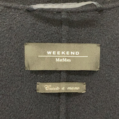 Max Mara WEEKEND Max Mara Weekend 24250160216 Cuciot Amarno 羊毛 超长款风衣 海军蓝 大衣 38