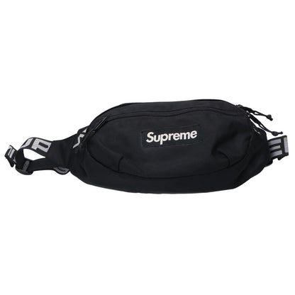Supreme シュプリーム ブラック ロゴ ストリングウエストバッグ ショルダーバッグ