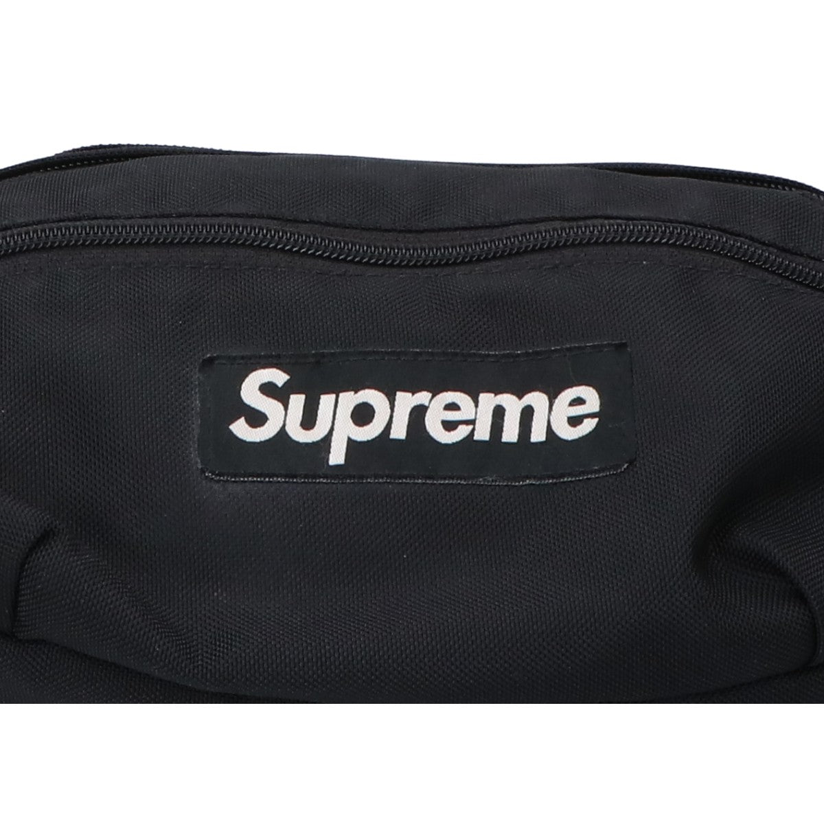 Supreme シュプリーム ブラック ロゴ ストリングウエストバッグ ショルダーバッグ