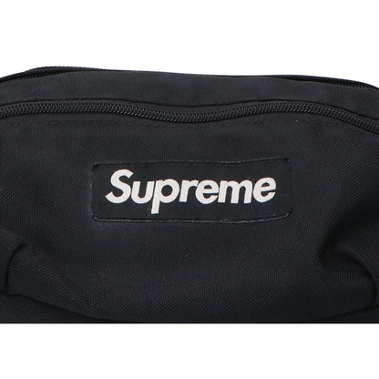 Supreme シュプリーム ブラック ロゴ ストリングウエストバッグ ショルダーバッグ