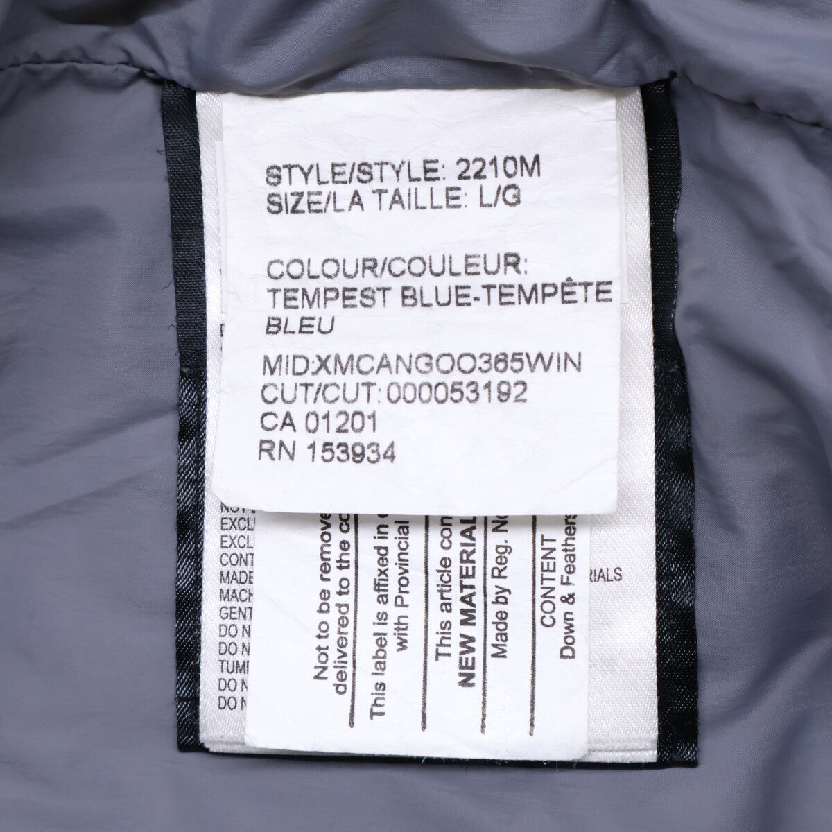 CANADA GOOSE Dunham Down Jacket 2210M - Domestic (Sazaby League Co., Ltd.) L/G