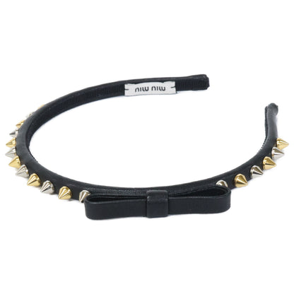 [Near Mint] Studded Ribbon Headband Hair Accessory for Women