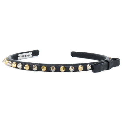 [Near Mint] Studded Ribbon Headband Hair Accessory for Women