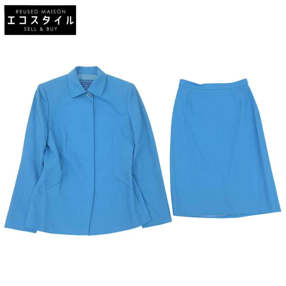 VERSUS ヴェルサス ウール セットアップ スーツ レディース ライトブルー 28/42 スーツ セットアップ 28/42