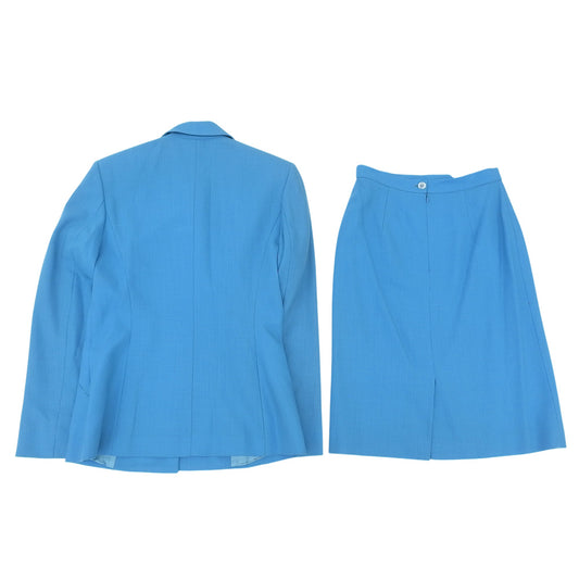 VERSUS Versus Wool Setup Suit Women's Light Blue 28/42 Suit Setup 28/42