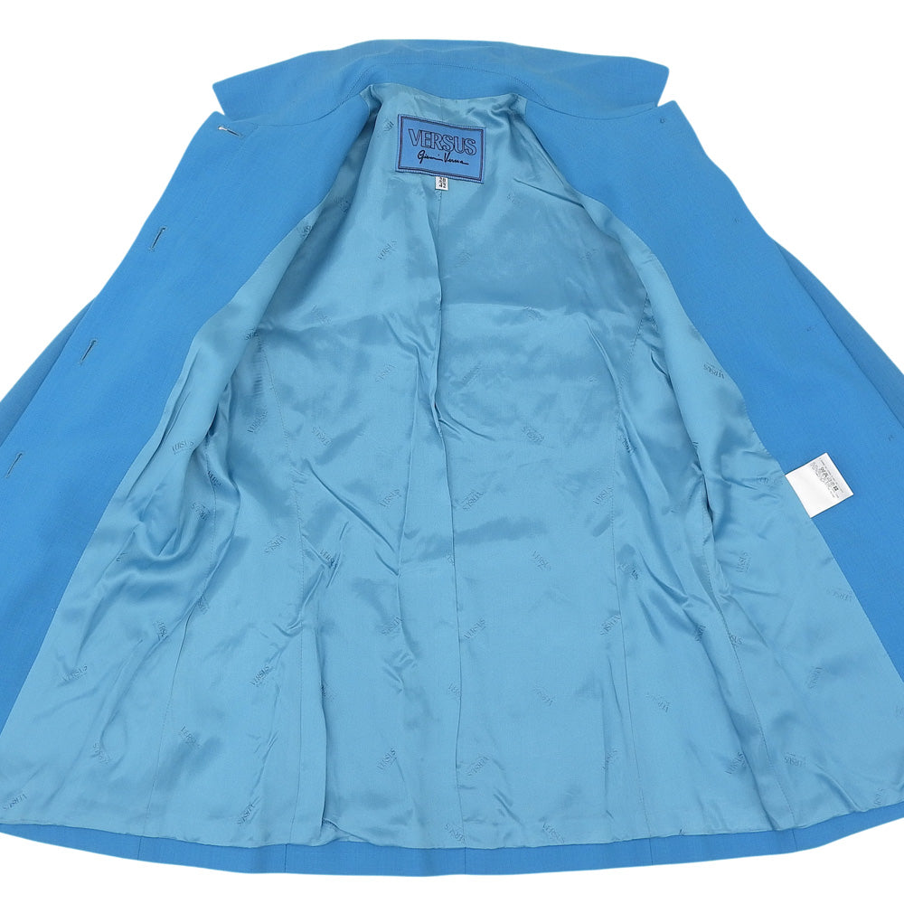VERSUS ヴェルサス ウール セットアップ スーツ レディース ライトブルー 28/42 スーツ セットアップ 28/42