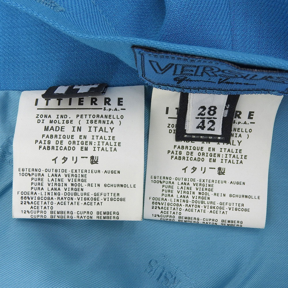 VERSUS ヴェルサス ウール セットアップ スーツ レディース ライトブルー 28/42 スーツ セットアップ 28/42