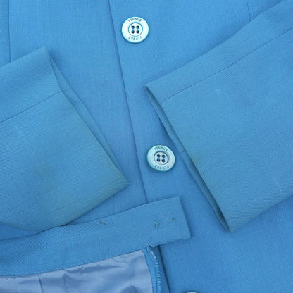 VERSUS ヴェルサス ウール セットアップ スーツ レディース ライトブルー 28/42 スーツ セットアップ 28/42