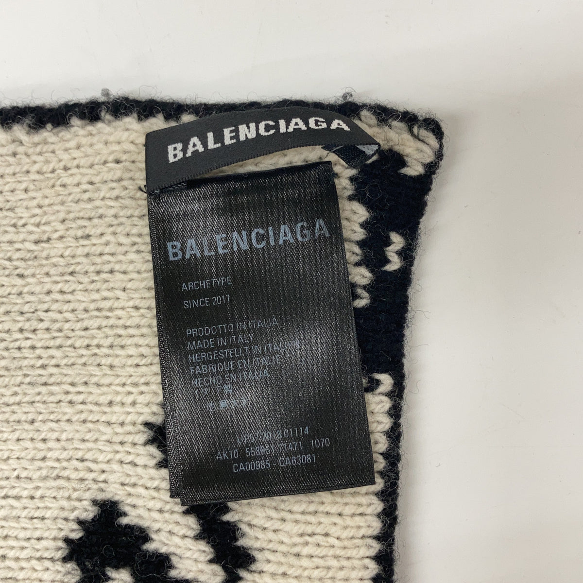 BALENCIAGA Balenciaga 558951 Logo Scarf Scarf