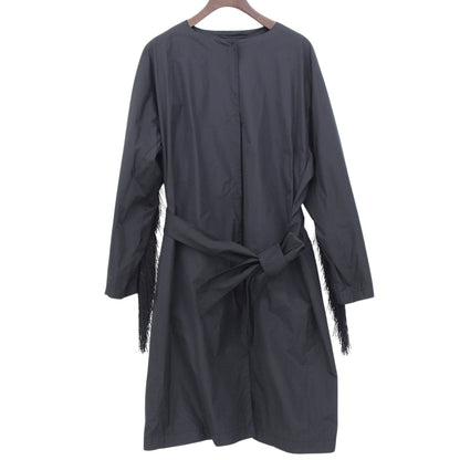 HERNO ヘルノ 新品同様 フリンジデザイン コート レディース ブラック 40 CA0354D コート 40