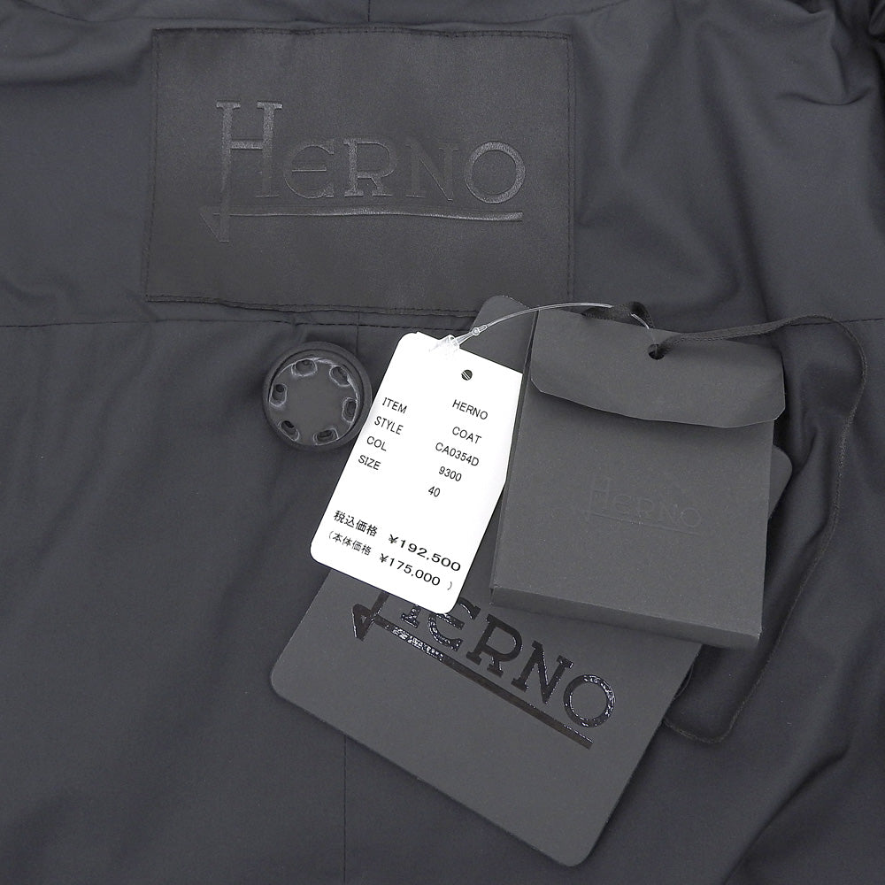 HERNO ヘルノ 新品同様 フリンジデザイン コート レディース ブラック 40 CA0354D コート 40
