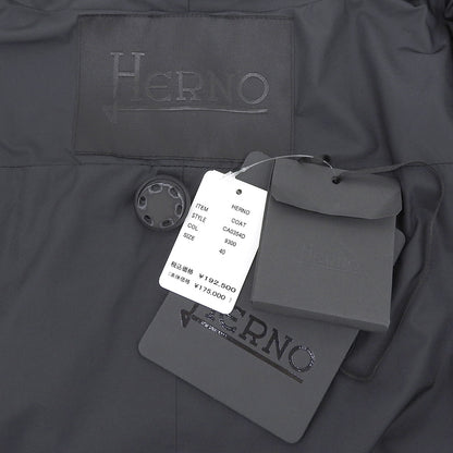 HERNO ヘルノ 新品同様 フリンジデザイン コート レディース ブラック 40 CA0354D コート 40