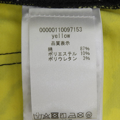 GUCCI 古驰 几乎全新 斑马纹直筒牛仔裤 女士 黄色 26 502797 裤装