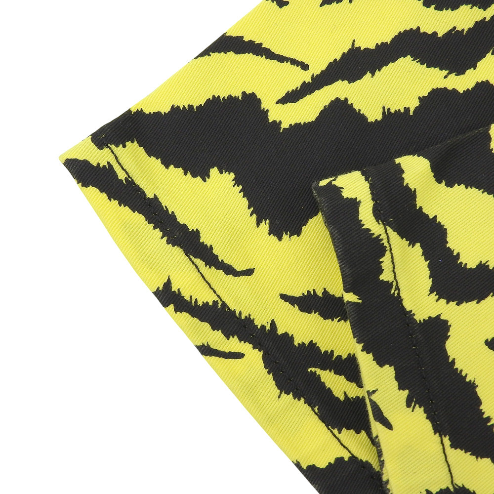 GUCCI グッチ 新品同様 ゼブラプリント ストレート デニム ボトムス レディース イエロー 26 502797 ボトムス 26