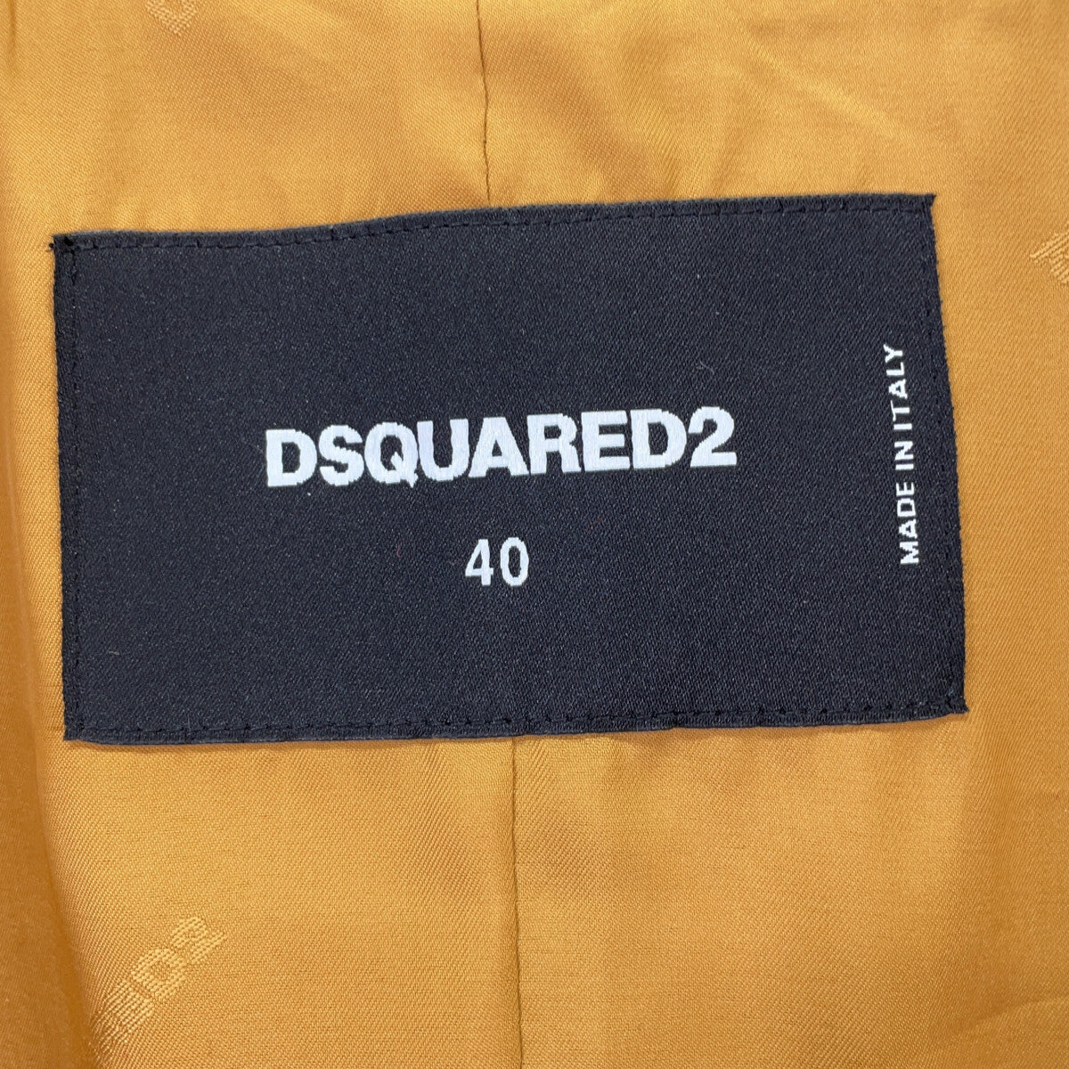 DSQUARED2 ディースクエアード S72AA0500 Garnet Double-Breasted Pea Coat Coat