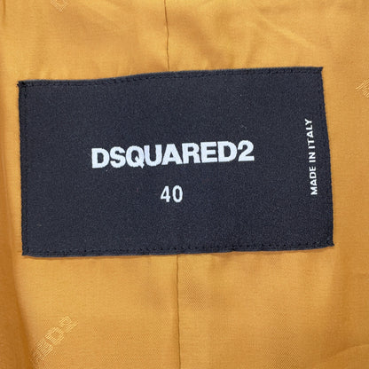 DSQUARED2 ディースクエアード S72AA0500 Garnet Double-Breasted Pea Coat Coat