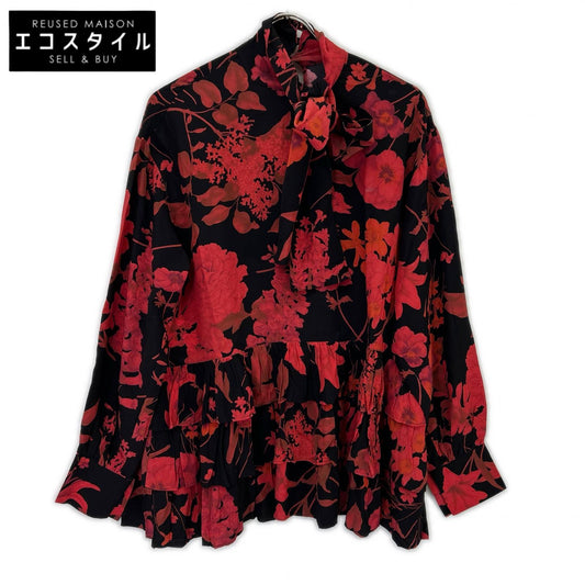 VALENTINO ヴァレンティノ 花柄 ティアード ブラウス トップス