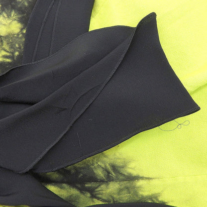 N゜21 ヌメロ ヴェントゥーノ 新品同様 リボン タイダイ柄 コットン ワンピース レディース グリーン 42 19SS ワンピース 42