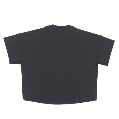 LOEWE ロエベ 新品同様 アナグラム クロップド丈 コットンTシャツ トップス レディース ブラック XS S359341XA4 トップス XS