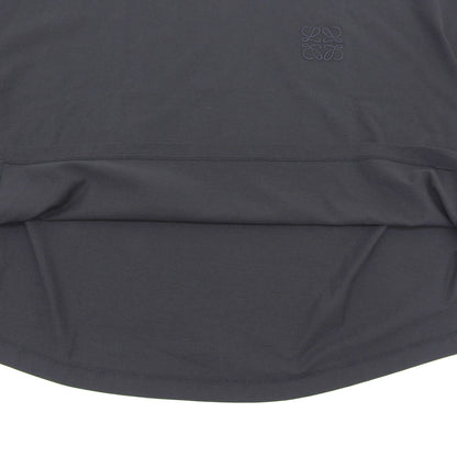 LOEWE ロエベ 新品同様 アナグラム クロップド丈 コットンTシャツ トップス レディース ブラック XS S359341XA4 トップス XS