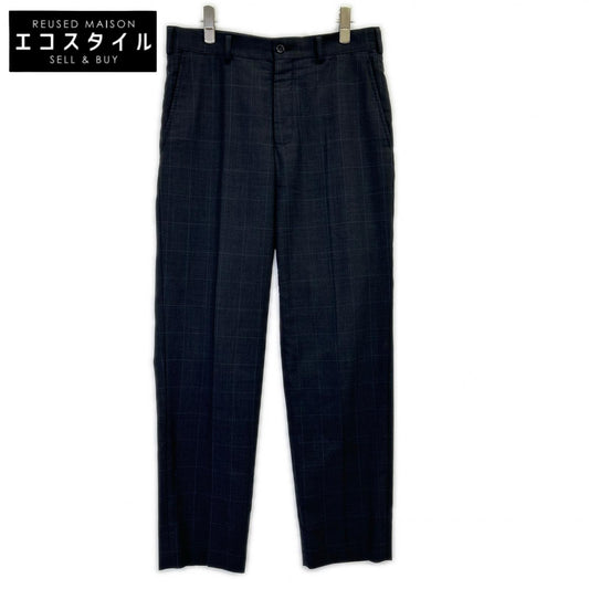 COMMEdesGARCONS HOMME DEUX コムデギャルソンオムドゥ DE-P021 20SS グレー チェック柄 ウール スラックスパンツ ボトムス