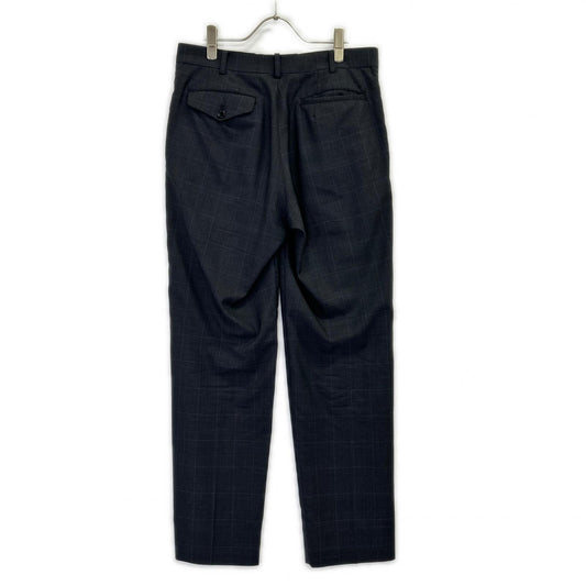 COMMEdesGARCONS HOMME DEUX コムデギャルソンオムドゥ DE-P021 20SS グレー チェック柄 ウール スラックスパンツ ボトムス