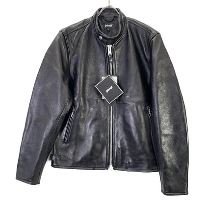 schott ショット ブラック 3111052 シープレザー 70'S シングル ライダースジャケット ジャケット