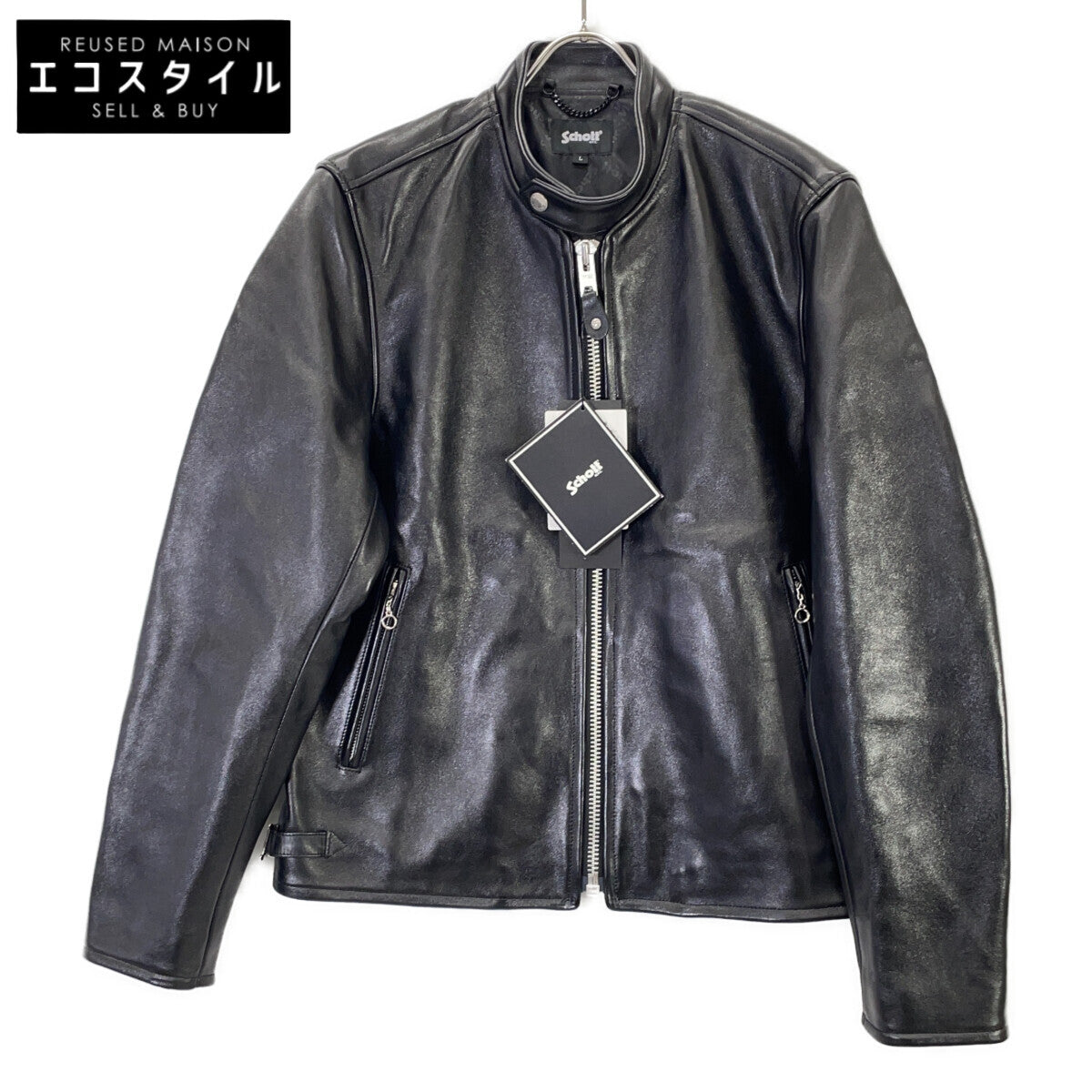 schott ショット ブラック 3111052 シープレザー 70'S シングル ライダースジャケット ジャケット