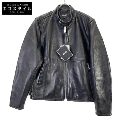 schott ショット ブラック 3111052 シープレザー 70'S シングル ライダースジャケット ジャケット