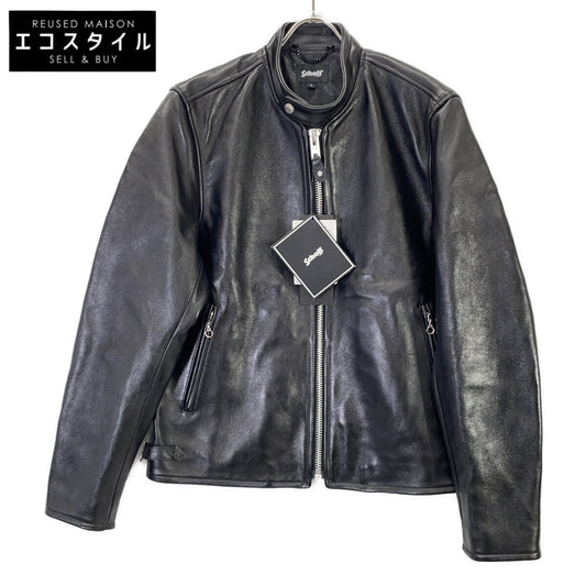 schott ショット ブラック 3111052 シープレザー 70'S シングル ライダースジャケット ジャケット