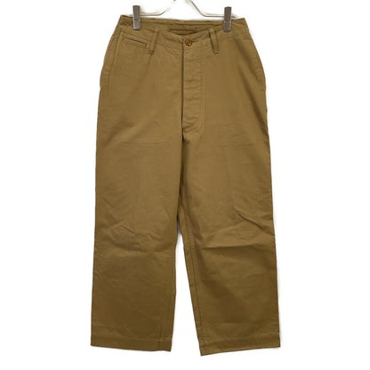 NIGEL CABOURN 8041-00-50020 Brown 100% Cotton BASIC MILITARY CHINO Pants Bottoms