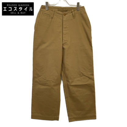 NIGEL CABOURN 8041-00-50020 Brown 100% Cotton BASIC MILITARY CHINO Pants Bottoms