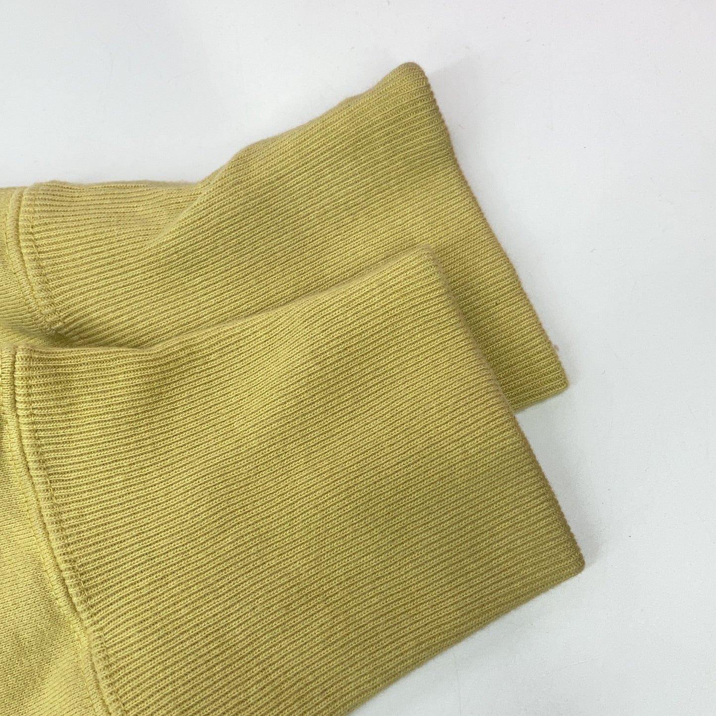 Pherrow's 22S-PRWS-P1 Yellow 100% Cotton College Print Sweatshirt Top