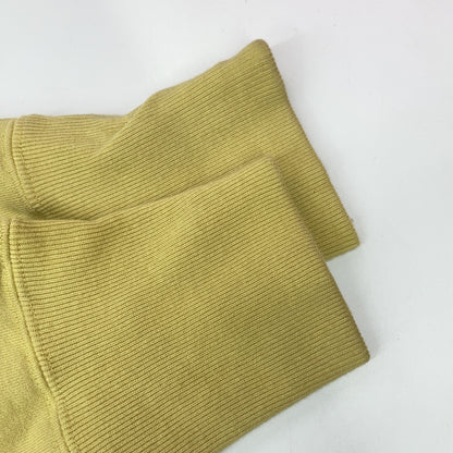 Pherrow's 22S-PRWS-P1 Yellow 100% Cotton College Print Sweatshirt Top