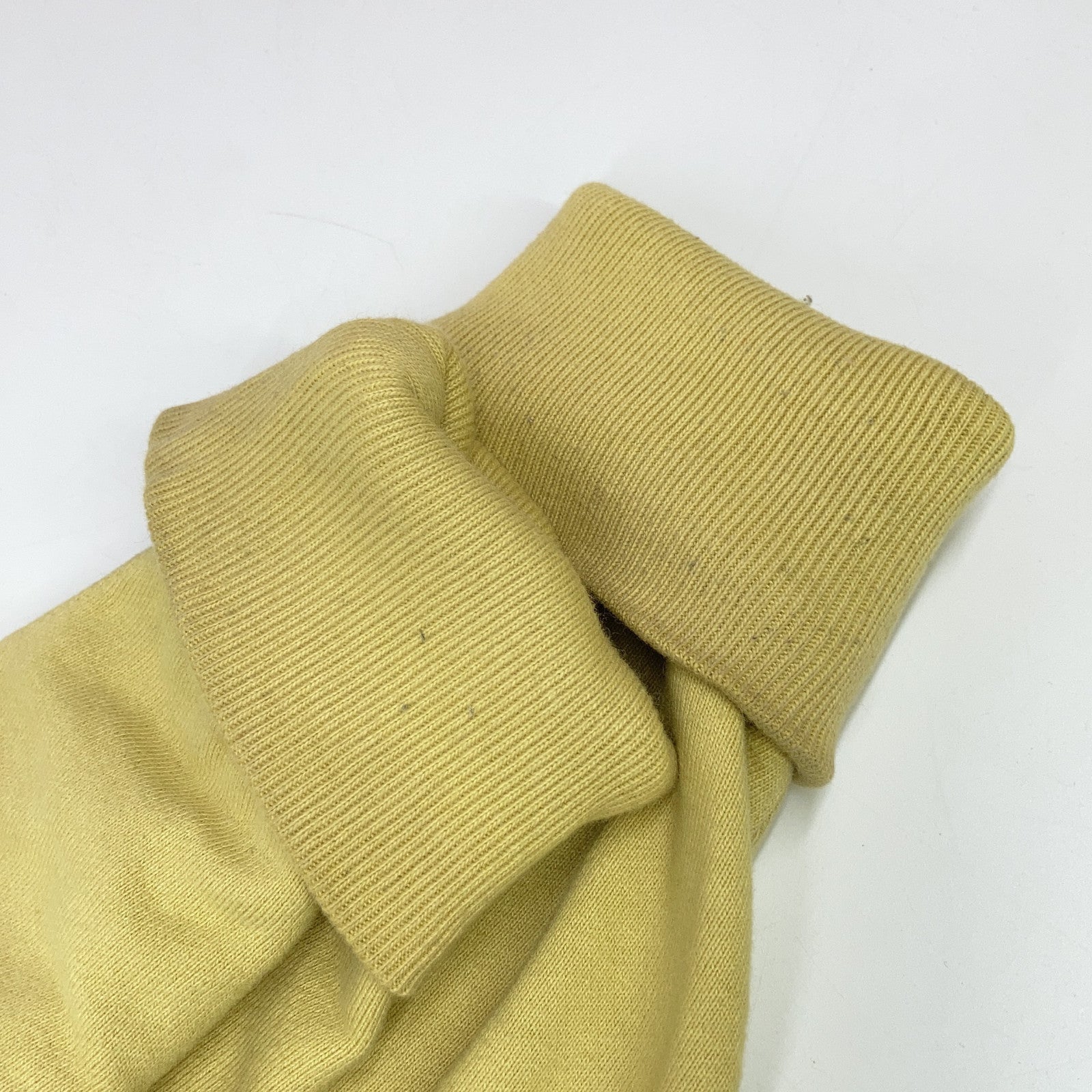 Pherrow's 22S-PRWS-P1 Yellow 100% Cotton College Print Sweatshirt Top