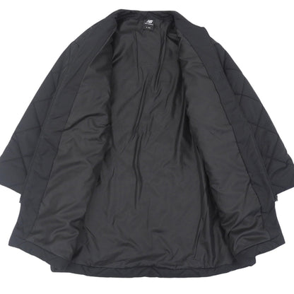 NEW BALANCE ニューバランス 美品 キルティングコート レディース 黒 ブラック S AWJ35443 コート S