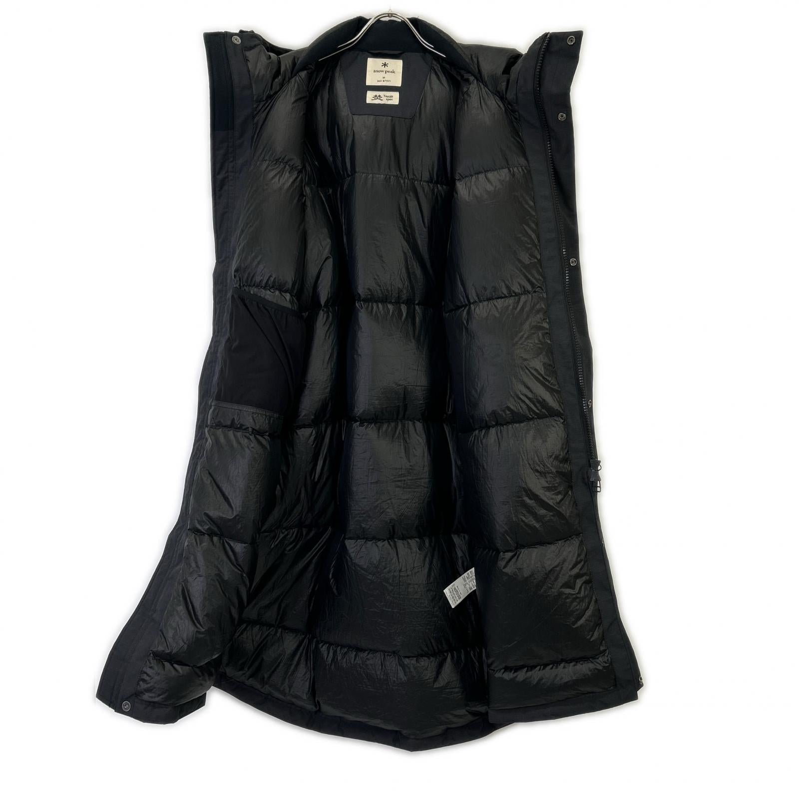 snowpeak Snow Peak JK-25AU005 BLACK FR 2L Down Coat M