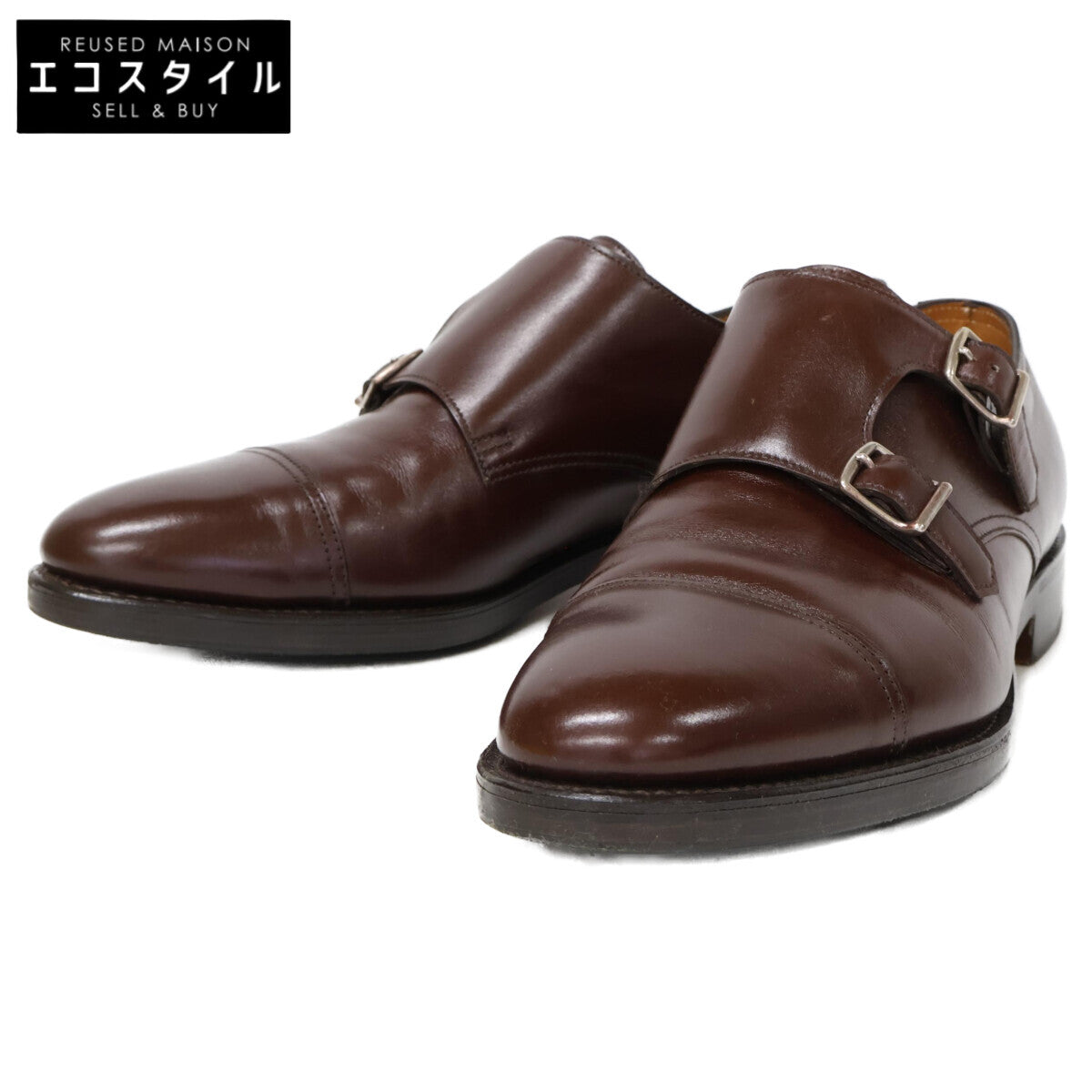 JOHNLOBB ジョンロブ 【美品】WILLIAM ウィリアム 9795Rラスト ダブルモンクストラップ シューズ シューズ