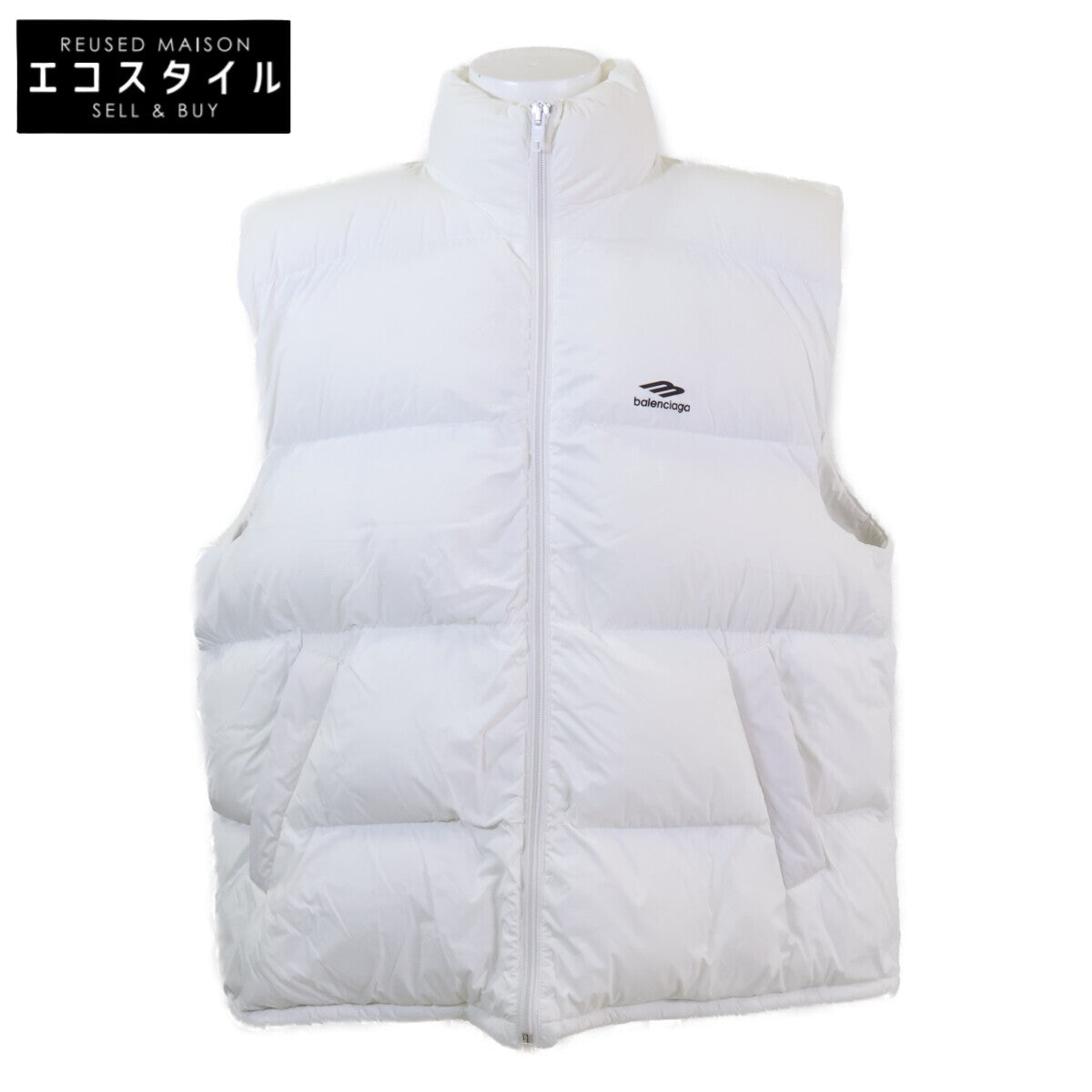 BALENCIAGA 巴黎世家 【近新/日本专柜正品/23年产】773987 3B SKI Puffer Down vest 羽绒背心 50