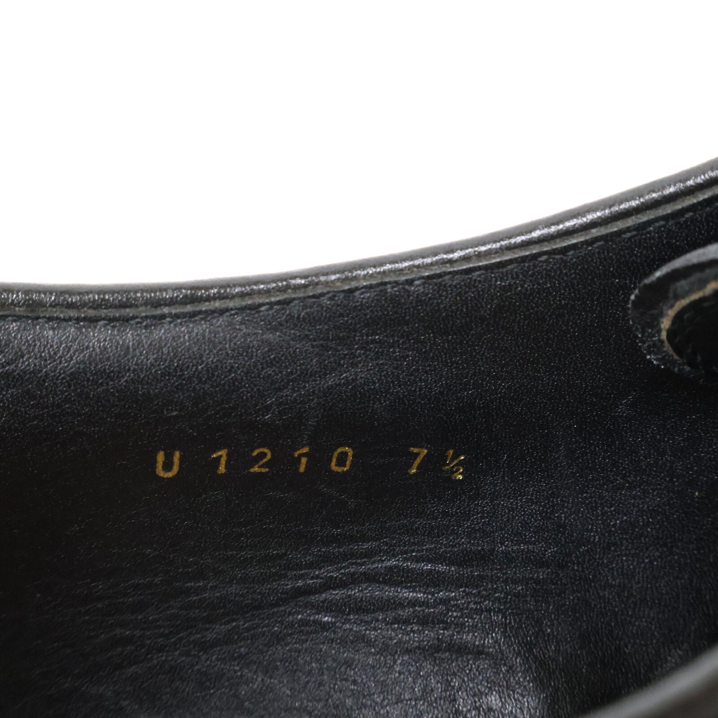 UNION IMPERIAL ユニオンインペリアル U1210 ﾌﾞﾗｯｸ ﾀﾞｲﾅｲﾄｿｰﾙ 外羽根 ﾌﾟﾚｰﾝﾄｩ ｼｭｰｽﾞ シューズ 7 1/2