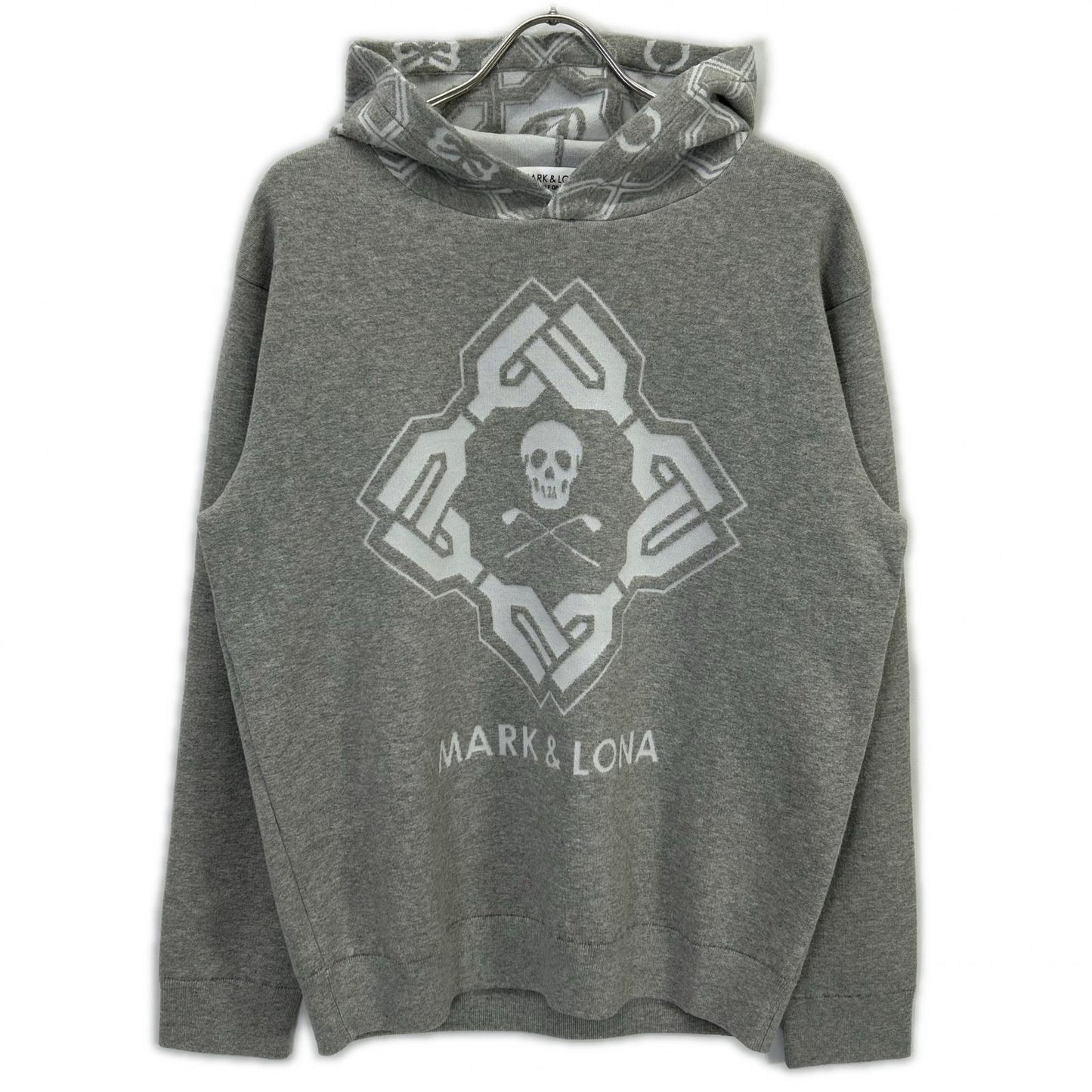 MARK&LONA マークアンドロナ 26SS グレー Stela CO CASH Blended Hoodie トップス