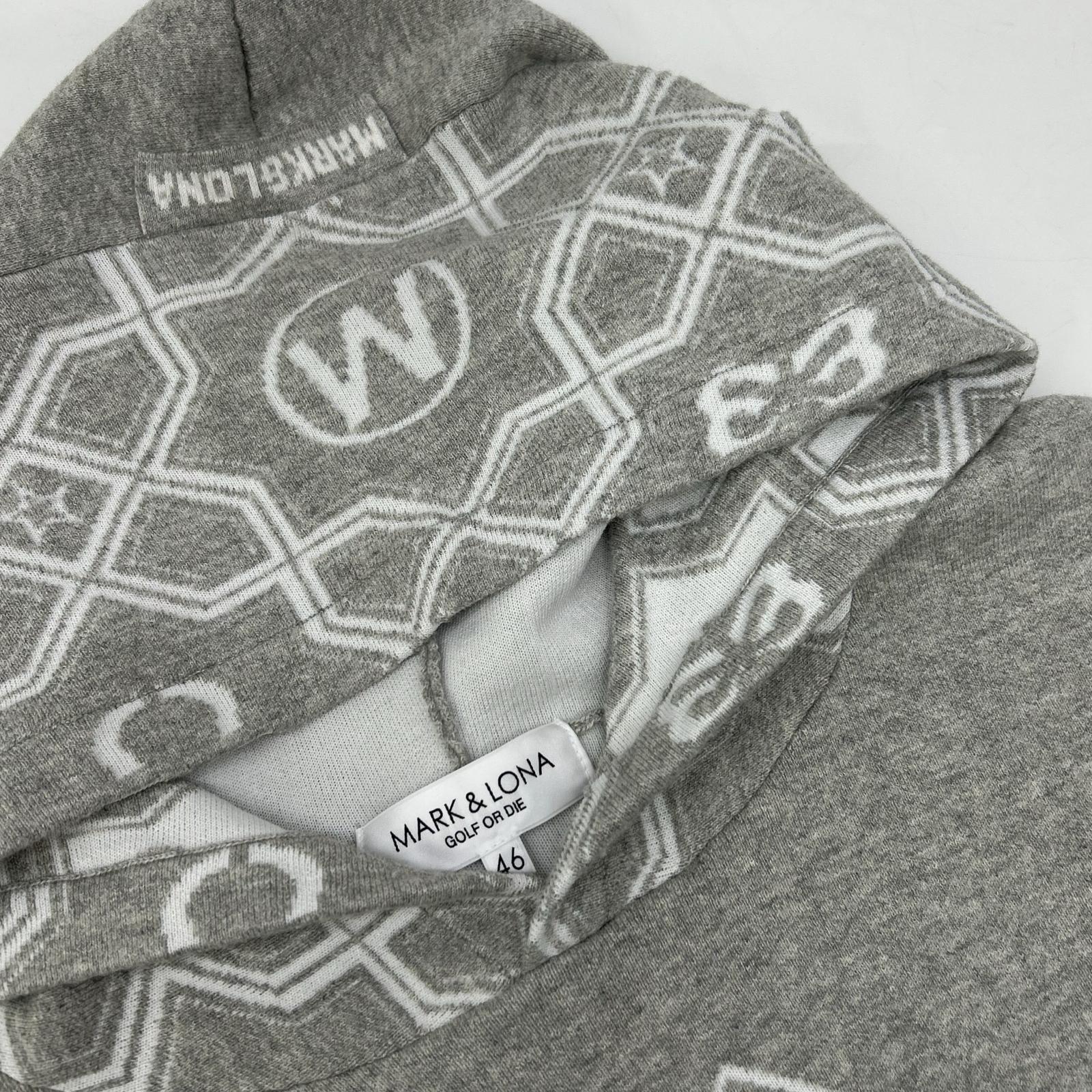 MARK&LONA マークアンドロナ 26SS グレー Stela CO CASH Blended Hoodie トップス