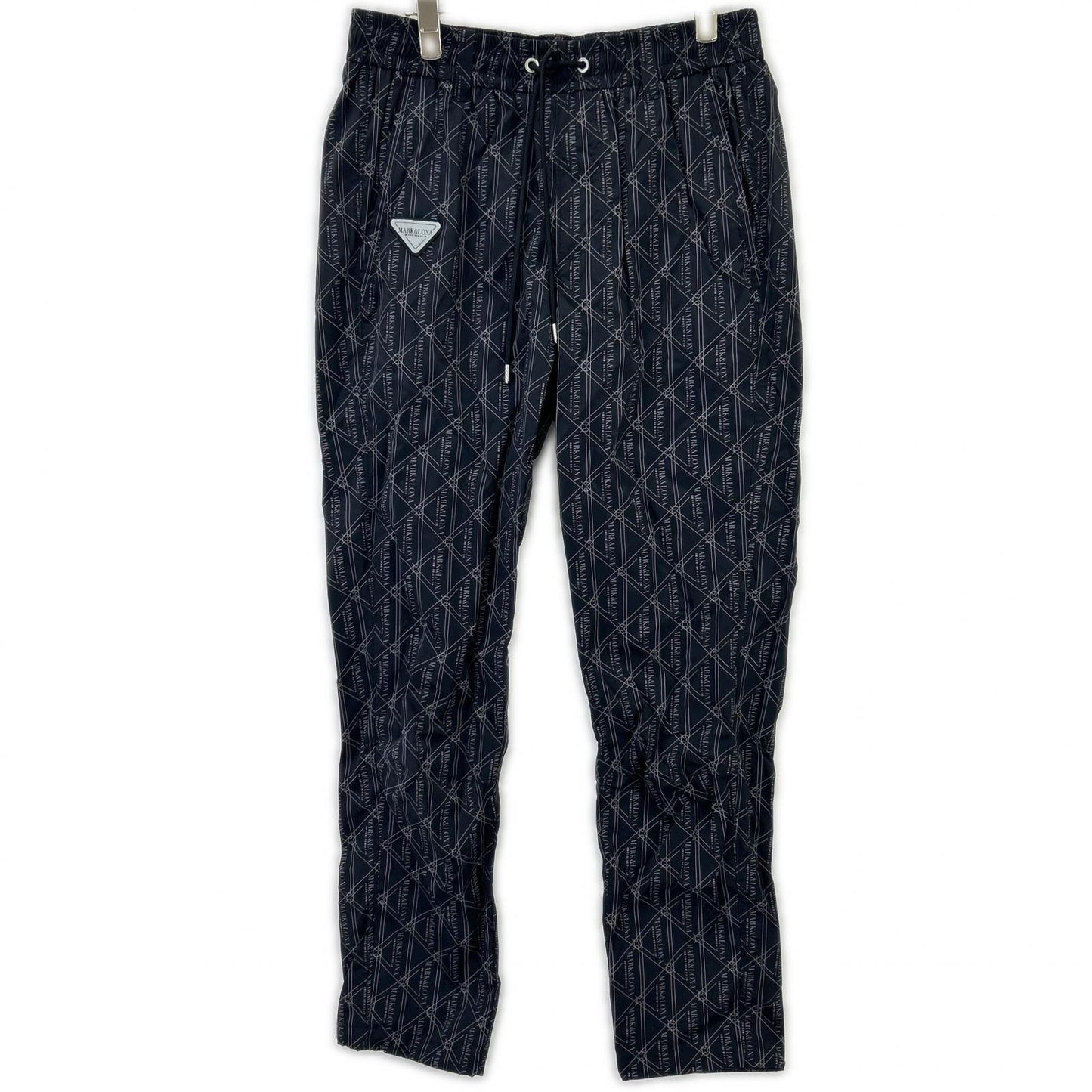 MARK&LONA Mark & Lona Black All-Over Pattern Nylon Pants Bottoms