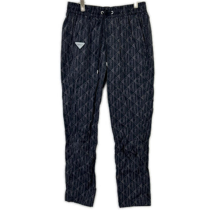 MARK&LONA Mark & Lona Black All-Over Pattern Nylon Pants Bottoms