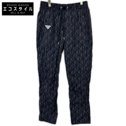 MARK&LONA Mark & Lona Black All-Over Pattern Nylon Pants Bottoms