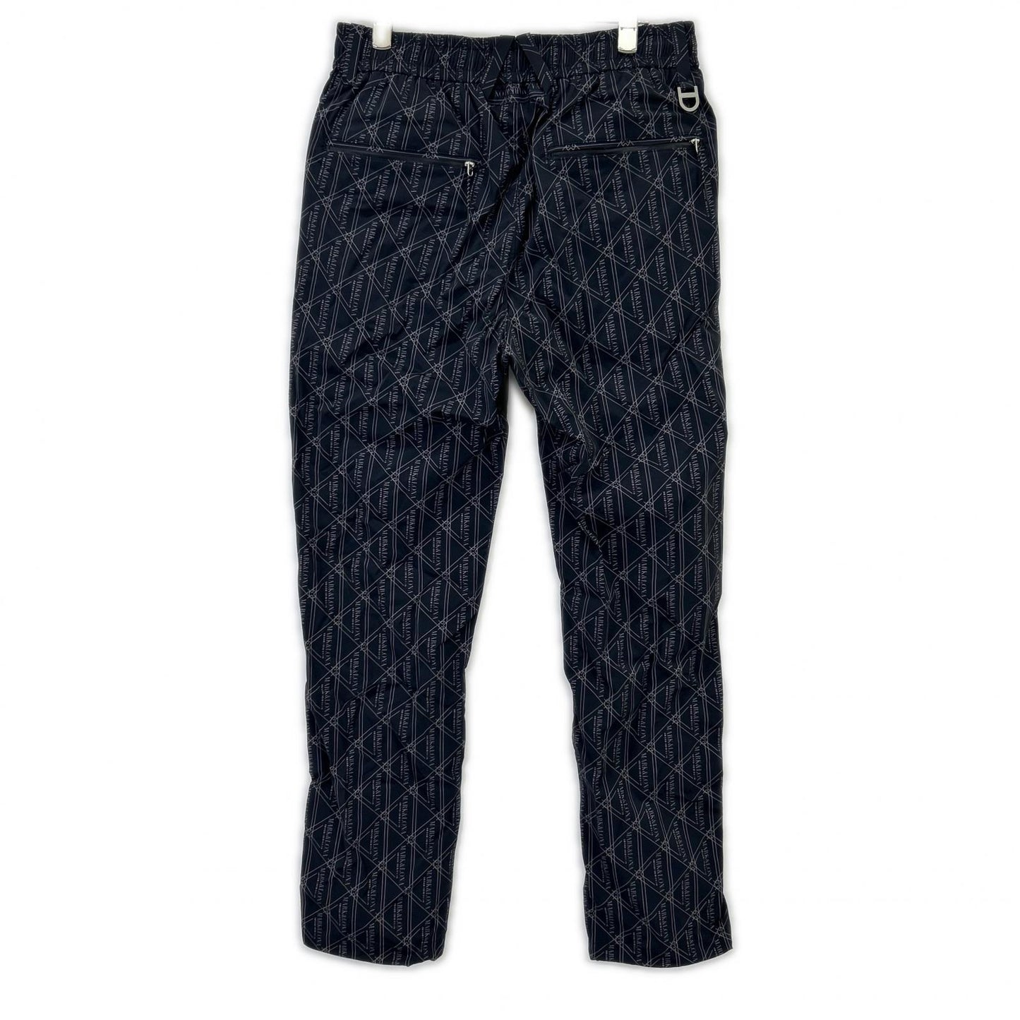 MARK&LONA Mark & Lona Black All-Over Pattern Nylon Pants Bottoms