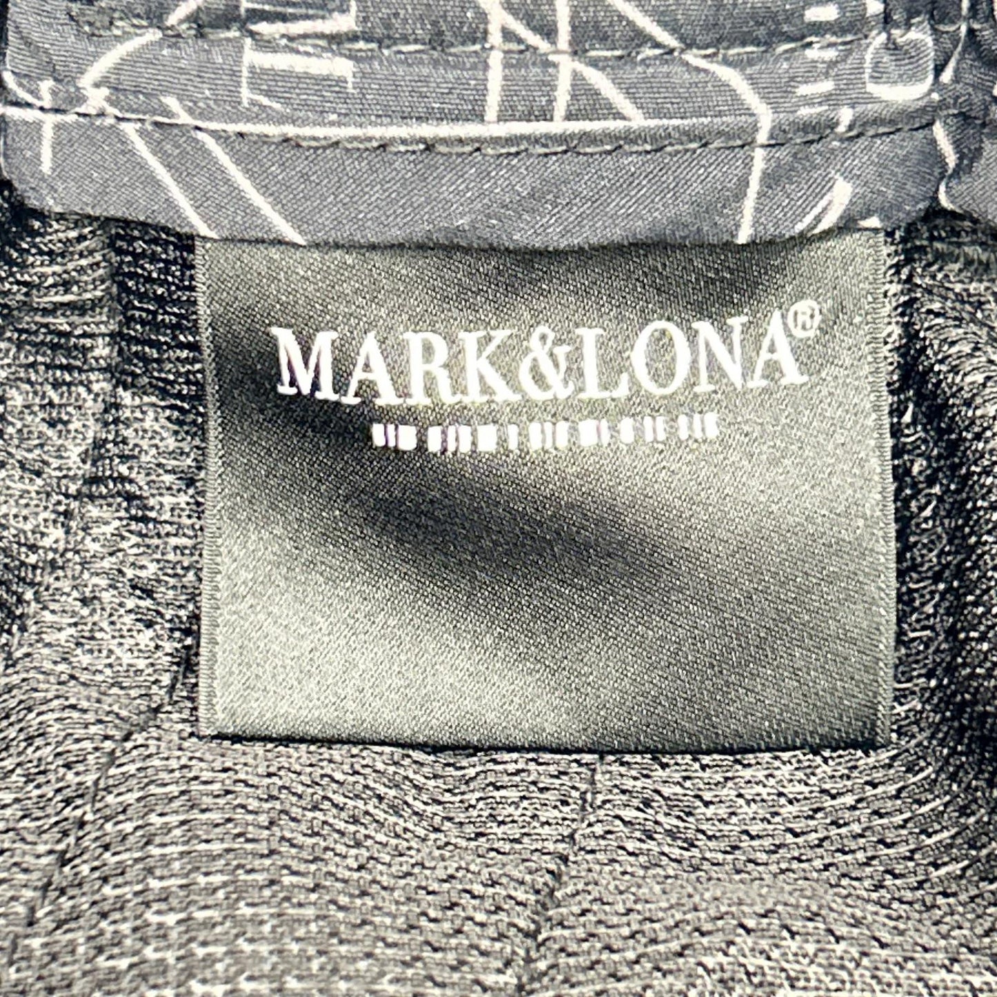 MARK&LONA Mark & Lona Black All-Over Pattern Nylon Pants Bottoms