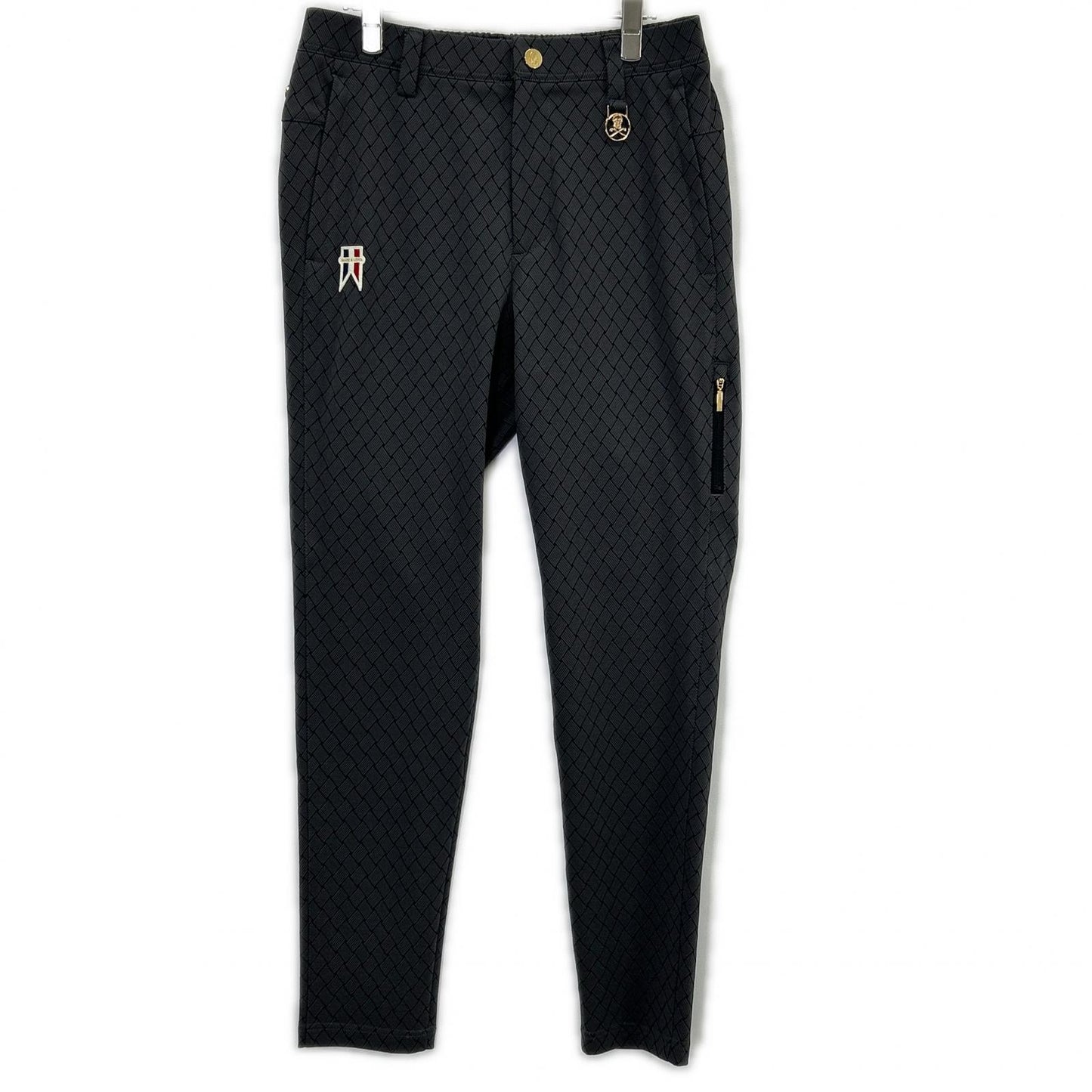 MARK&LONA 马克与罗纳 26SS 黑色 Panza Weave Jacquard Tapered 长裤 下装