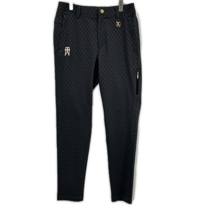MARK&LONA 马克与罗纳 26SS 黑色 Panza Weave Jacquard Tapered 长裤 下装